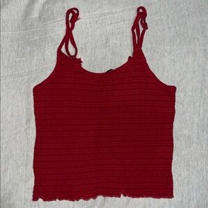 Brandy Melville Tank Top red bow detail back